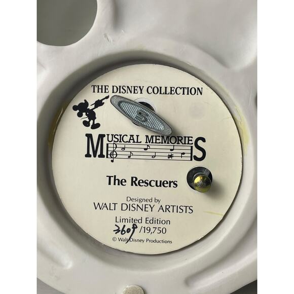 The Walt Disney Collection The Rescuers Limited Edition Music Figurine - Picture 8 of 8